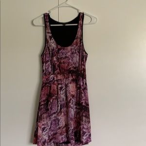 Pink and black guess dress